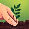 유기농 허브 재배 아이콘